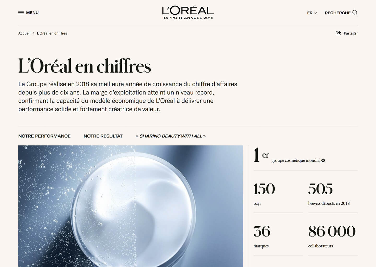 L'Oréal Annual Report • Thomas Gonot